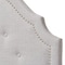 Baxton Studio Cora Modern Grayish Beige Upholstered Twin Size Headboard 125-6983 - alternate 4